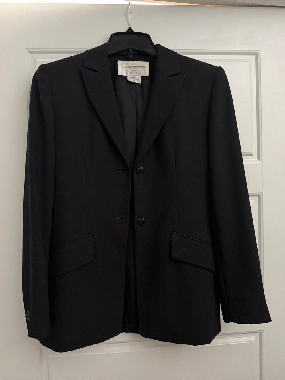 Jones New York Black Two-Button Jacket